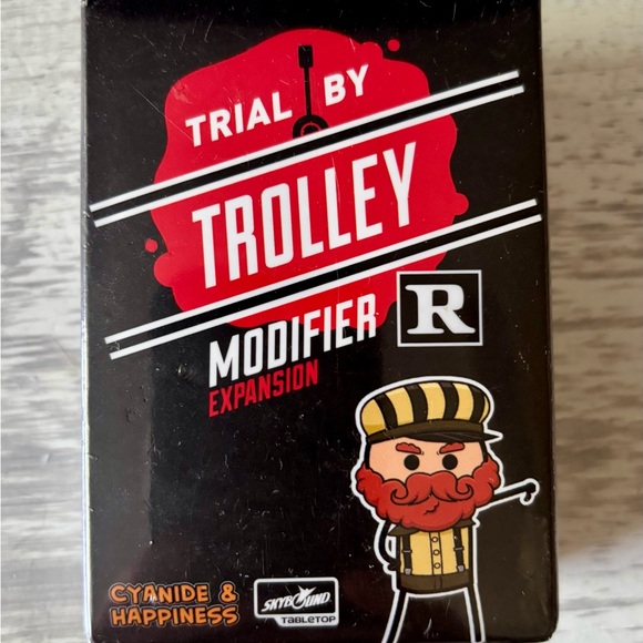 Trial by Trolley by Cyanide & Happiness Party Board Game with Modifier Pack - Picture 8 of 12